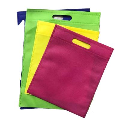 China Amazon eBay Recyclable Supplier Folder Bags Flat Non Woven D-Cut Bag Non Woven Bag for sale