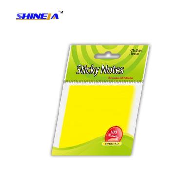 China Good Quality School Stationery Suppliers Eco-Friendly Style Self-adhesive Notepad Self Adhesive Sticky Notes for sale