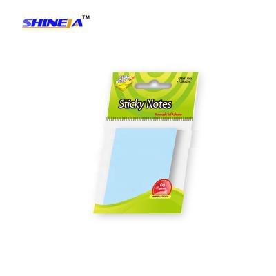 China office and school products self-adhesive self-adhesive colorful sticky notes in notepad for sale