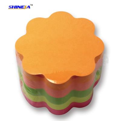 China 400 Sheet Self Adhesive Custom Shaped Die Cut Sticky Notes Cube for sale