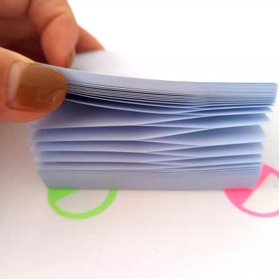 China Clear 3*3in Bright Large Size Bright 3*3in Custom Self Adhesive Pastel Color Self Adhesive Marker Memo Pad Notes Automatic Sticky Labels for sale