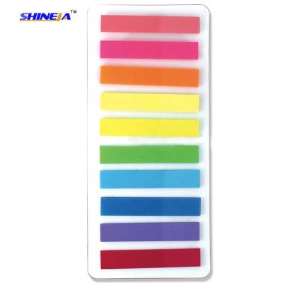 China Wholesale Colored Assorted Transparent PET Sticky Notes Page Marker Film Index Self Adhesive for sale