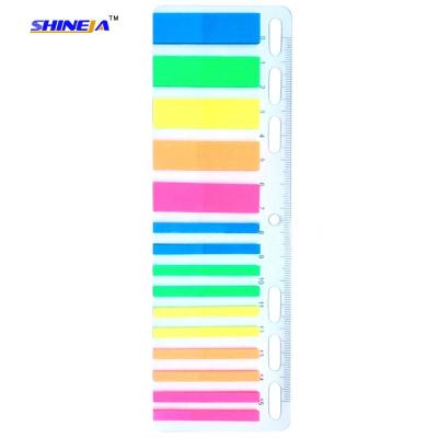 China Self Adhesive Self Adhesive Plastic Sticky Notes Assorted Colored Page Marker Film Index for sale