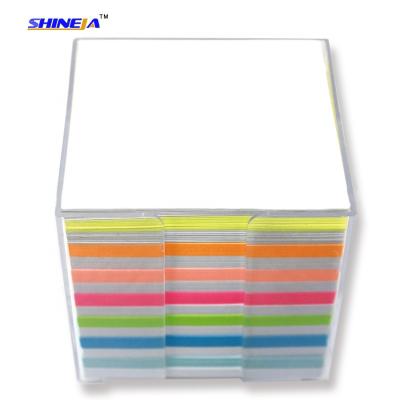 China Self Adhesive School Stationery And Office Useful Notepad Assorted Notes With Plastic Box for sale