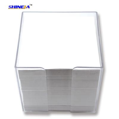 China Good Quality Self Adhesive Recycle Notepad Notes With Plastic Backing for sale