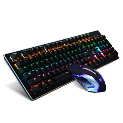 China Wholesale Human Ergonomic Gaming Keyboard and Mouse Combo Wired Mechanical Mouse and Keyboard Set for PC Gamer for sale