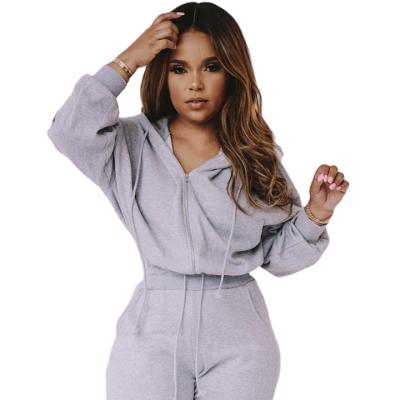 China High Quality Custom Fashion Cotton Sweatsuit Sets Women Sweatsuit Fitness Yoga Wear Breathable for sale