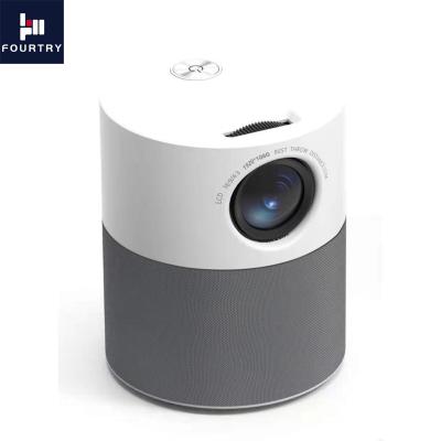 China 3D Reward Design 1080P Integrated Home Projector FOURTRY MS01--Android 9.0 Built in Full HD LED Portable Youtube Netflix 1080p LCD Projector for sale