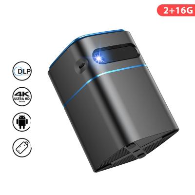 China [New Arrival] MINI Short Throw DLP Technology 480p Portable Projector With 7000mAh Battery for sale