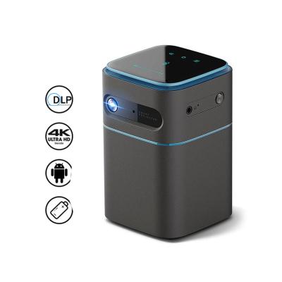 China Short Throw Outdoor Battery Mini Portable Android 9.0 Built-in Projector With Blue-tooth for sale