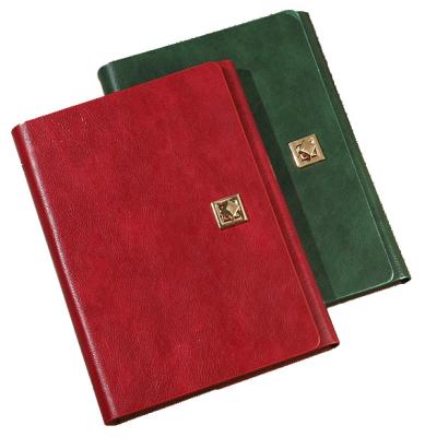 China Recyclable Hot Sale Vintage And Exquisite Leather Notebook Journal Notebook Custom Notebook for sale