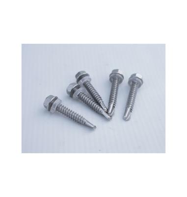 China China Wholesale Antiseptic Hexagon Head Stainless Steel Self Drilling Screw With Gaskets Covering Screw for sale