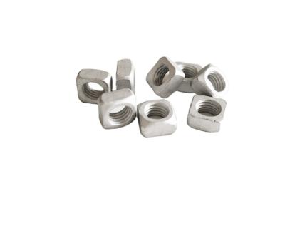 China New Type Antiseptic Stocked Connecting Square Nut Customized Square Nut M4 M6 M8 Standard Fastener Piece for sale