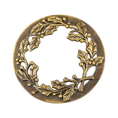 China Variety of Designs Jar Zinc Alloy Lid Metal Cheap Lids for Candle Jars Christmas Candle Jar Toppers for sale