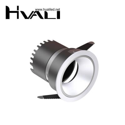 China Modern HUALI  High Quality  Deep anti-glare  Adjustable  9W  12W  25W  Living room Adjustable recessed led  Spotlighting for sale