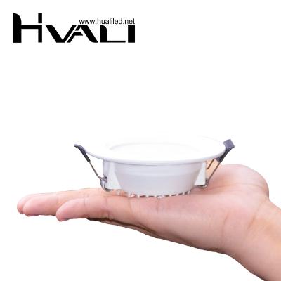 China Modern HUALI Hot Good Quality Spotlight Aluminum Round Downlights 5w 7w 12w 18w 24w Ceiling Light Led Downlight for sale