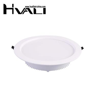 China Modern HUALI High quality 5W 7W 12W 18W 24W ceiling  tramless recessed hotel commercial led down light. for sale