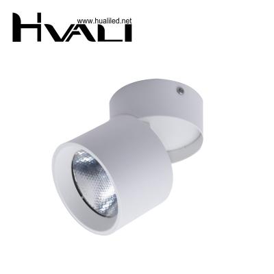 China Modern HUALI New Design Adjustable Surface Mounted Ceiling Dimmable Downlight Commercial Indoor 7W 9W 12W Led Spotlights for sale