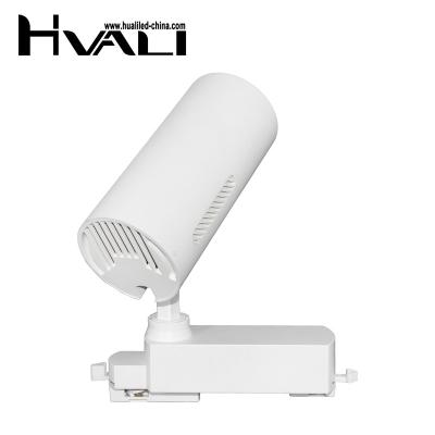 China Retail shop HUALI New COB chip CRI>92 High Quality High Display Super Bright Shop Focus Lamp15W 25W 30W Commercial Track Light for sale