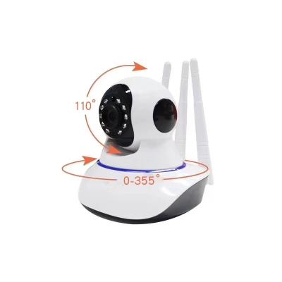 China Adopt 11 Night Vision Infrared Lights IP Camera 2MP Dome Indoor WiFi CCTV Baby Monitor Video Baby Monitor Video Surveillance Wireless Kit for sale