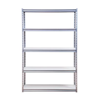 China Corrosion Protection 5 Layers Lightweight Adjustable Sliver Boltless Storage Rack Outdoor Shelf Rack ZW-ZY5F for sale