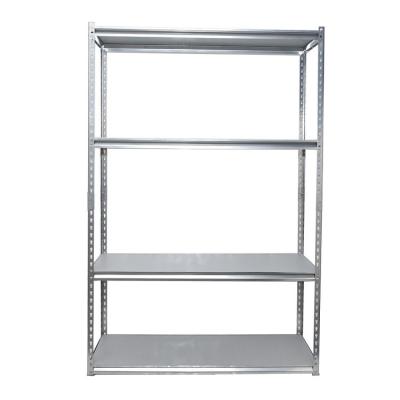 China Best Selling Corrosion Protection 4 Layers Racking Unit Shelving Rack Storage Warehouse Slide Racks Light Duty Steel Shelf ZW-HJA4C for sale