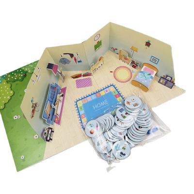 China Education and Entertainment Custom Design Paper Board Game Color Pop Up Board Game Fun Family Board Games Printing for sale