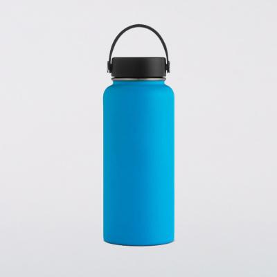 China Hot Selling PORTABLE 1000ml Double Wall Stainless Steel Water Flask Water Bottle Thermos Hydraulic Thermal Vacuum Flask With Cable Cap for sale