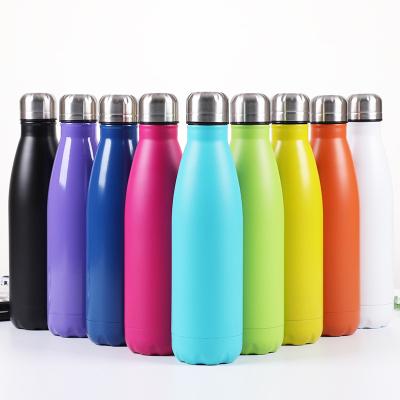 China Sustainable Custom Logo 17oz Double Wall Stainless Steel Vacuum Insulated Hot And Cold Cola Drink Water Bottle for sale