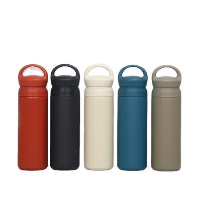 China Kinto Sustainable Double Wall Insulated Stainless Steel Thermal Water Bottle Termos Coffee Mug With Handle Vacuum Flasks And Thermoses Stand for sale