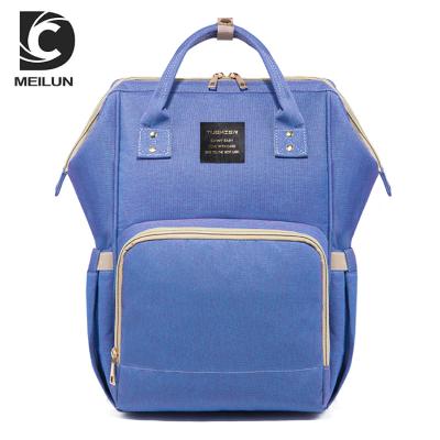 China 100% Eco-friendly DC.MEILUN Fashion Custom Mummy Bags Waterproof Mother Bag Diaper Bags for sale