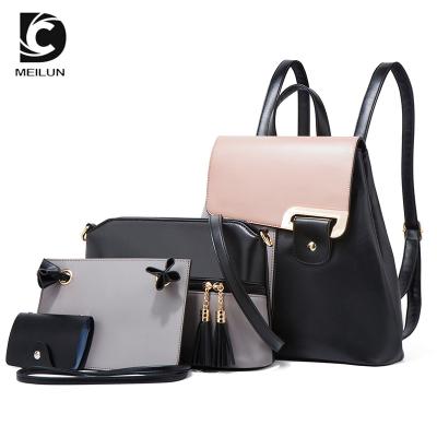 China Fashion Hot Selling Ladies Bags Sets Women Lady Luxury Designer Handbag Handbags For Woman BACKPACK And Purse Sets for sale