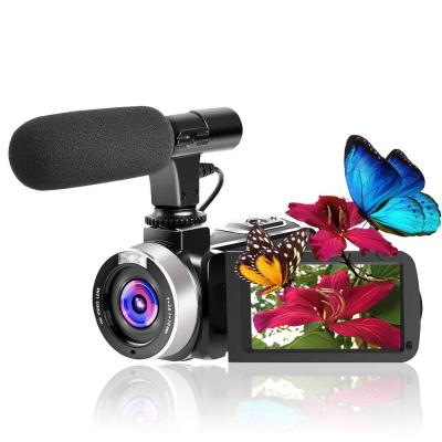 China > 25MP 2.7K Video Camera , 3 Inch Rotating Screen High Definition Full HD 48MP Camcorder for sale