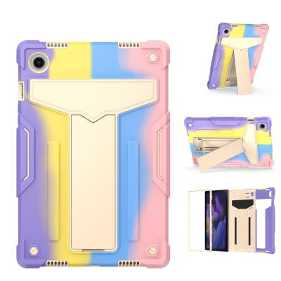 China For Samsung 2022 Rugged Tab a8 10.5 Case For Samsung Galaxy Tab A8 2022 Hybrid 10.5 Case For X200 For X205 Armor Cover With Stand Protector for sale