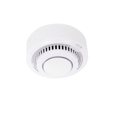 China Wireless Remote Control Alarm Smoke Alarm Heat Detector Wifi Wireless Smart Fire Smoke Detector With Replaceable Battery for sale