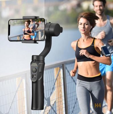 China Mobile Phone Gimbal Stabilizer for Smartphone Compact Camera Triaxial Handheld Gimbal for Vlogging Live Video for sale