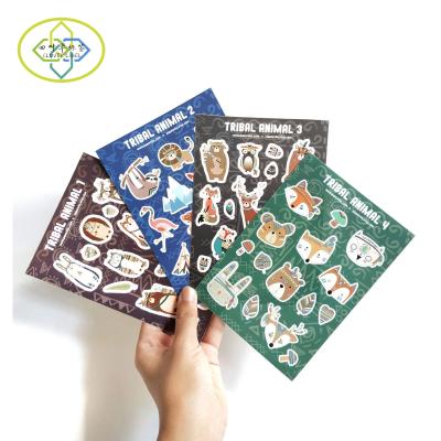 China Waterproof Self Adhesive Paper Labels Printing Custom Kiss Cut Sticker Sheet for sale