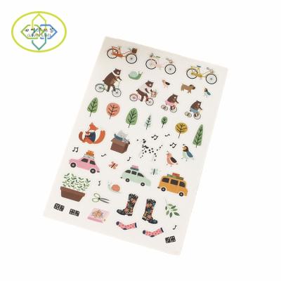 China Custom Scratch-Off Logo Sticker Sheet Printing Self Adhesive Paper A4 Sheet Kiss-Cut Stickers for sale