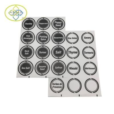 China Waterproof custom printed paper logo sticker bottle vinyl adhesive cosmetics labels packaging labels custom food stickers for sale