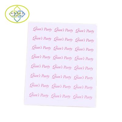 China Custom waterproof manufacturers vinyl private label logo sticker printing adhesive labels for bottle sticker for sale