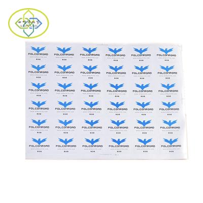 China Waterproof Custom Sticker PET Ribbon Stickers Logo Matte Packaging Label for sale