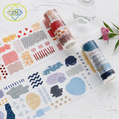 China Japanese Stationery Diary Notebook Planner Stickers Waterproof Custom Printing Washi Masking Accessory Tape for sale