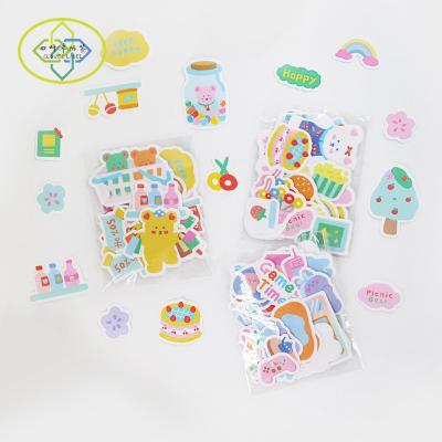 China Wholesale Fashionable ECO-Friendly+Self-adhesive Stickers Decor Cartoon Die Cut Label Sticker for sale