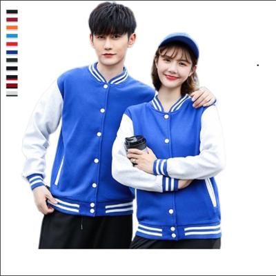 China Autumn And Winter Youth Plush Baseball Shirt Button Backing Breathable Casual Collar Plus Velvet Custom Logo Jacket for sale