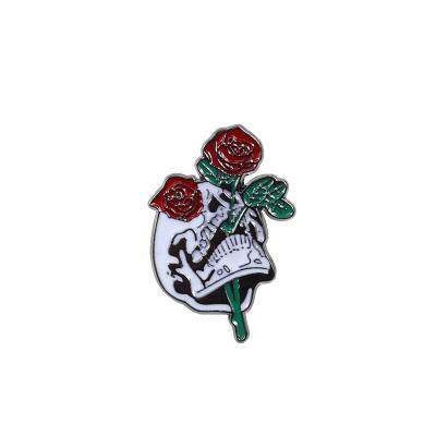 China European and American Style New and Beautiful Wholesale Design Fresh Item Rose Lapel Pin Badge for sale