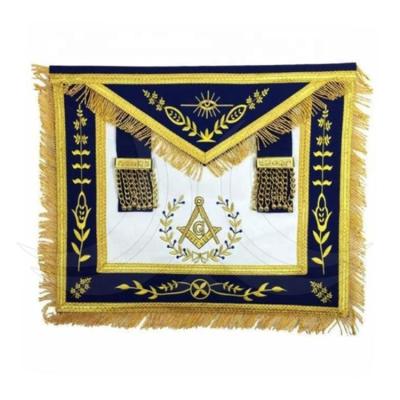 China Africa China Europe India Japan Item Regalia Leather Lodge High Quality Gold Embroidered Masonic Apron for sale