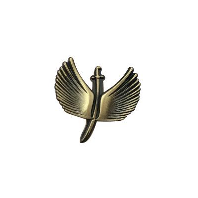 China BRASS/sliver custom personalized Birds Logo Wholesale Price High Quality Metal decoration cuff link and link clips for sale