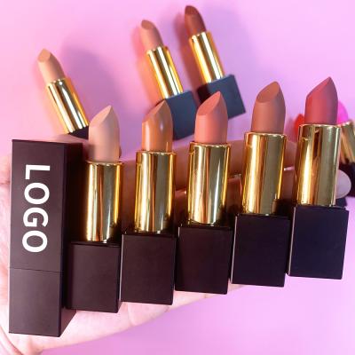 China Private Label Velvet Vegan Lipsticks Waterproof Matte Lipstick Makeup Cosmetics Nude Lipstick Vegan Matte Lipstick Set for sale