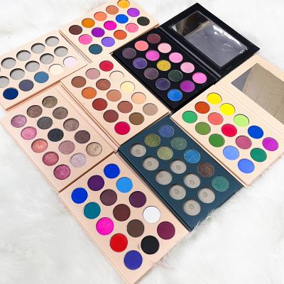 China Wholesale Waterproof Customize Makeup Eyeshadow Vegan Highly Pigmented Matte Shimmer 26mm Pans Eyeshadow Palette Private Label for sale