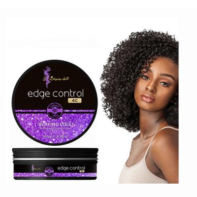 China Lolli Brand Organic Flake Private Label Custom Logo Small Edge Control No Killing 24 Hours For Black Hair for sale